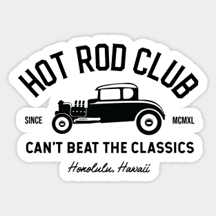 Vintage Car Club Sticker